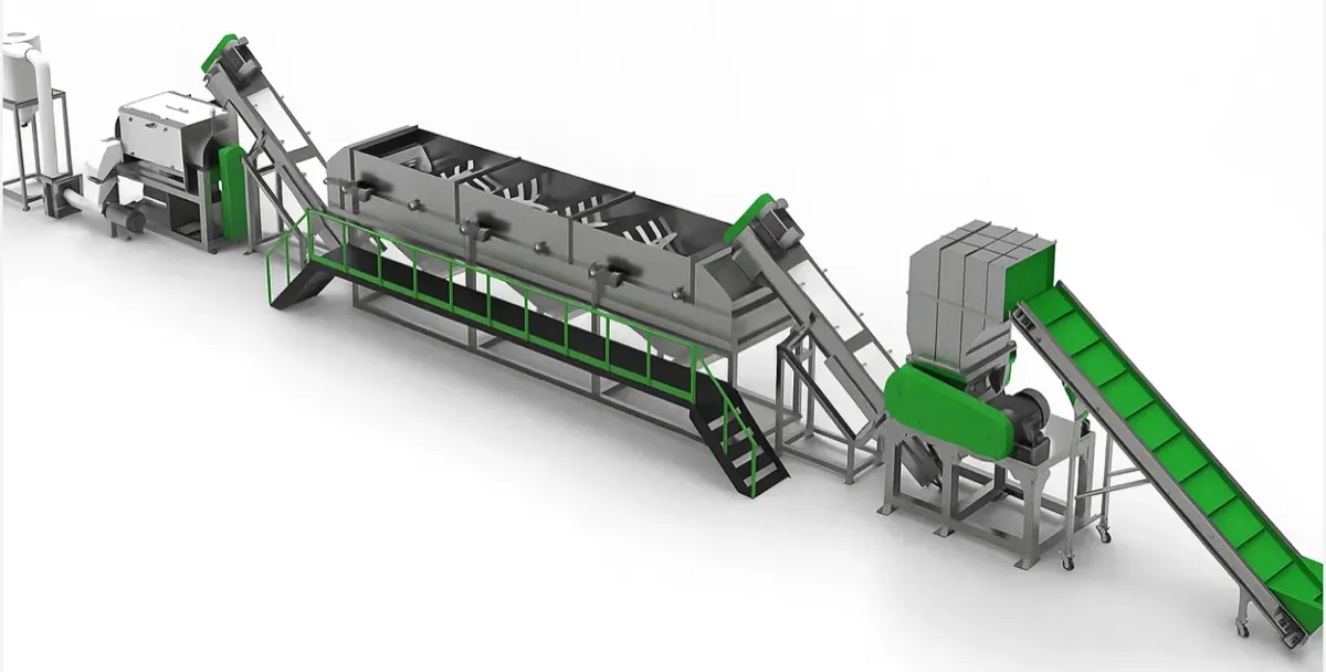 PP Woven Bag Washing Lines: Recycling Cement Sacks, FIBC and Raffia